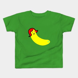 Cute Banana Girl Super Kawaii Kids T-Shirt